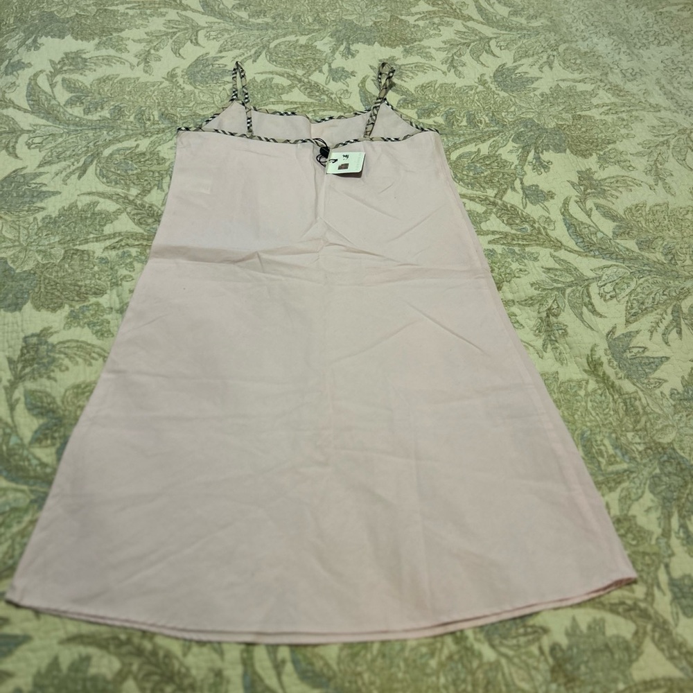 Burberry Light Pink Camisole with Check Trim size small - Picture 7 of 14